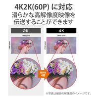 Premium HDMIケーブル 0.5m 4K 60p 金メッキ ブラック DH-HDP14ES05SBK  エレコム 1個