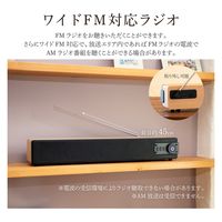ワイヤレス スピーカー Classica Forte クラシカ フォルテ Bluetooth インテリアラジオ ウォールナットウッド調（直送品）