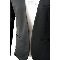 フォーク nuovo ニットノーカラージャケット ブラック ７号 FJ15752-9-7（直送品）