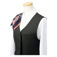 フォーク nuovo ニットベスト ブラック １７号 FV36412-9-17（直送品）