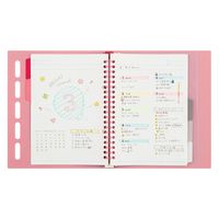 マルマン クラルテ バインダー A5 20穴 ピンク F415-08 1セット(2冊)