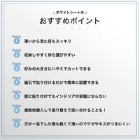 アスカ 抗菌ホワイトマグネットシート 暗線入り 1800×900mm 4L AWM10 1箱