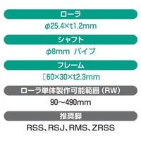 オークラ輸送機 ローラーコンベヤ KR50037RX90 1P（直送品）
