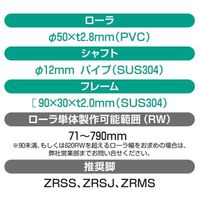 オークラ輸送機 樹脂ローラーコンベヤ BLS500150X1500 1P（直送品）
