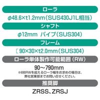 オークラ輸送機 ステンレスローラーコンベヤ LS31575X1500 1P（直送品）