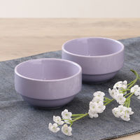 スタッキングボウル　Φ９０ｍｍ　アリビオ　２ＳＥＴ　ＰＵ 77482 1箱（3セット入り） 不二貿易（直送品）