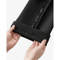 ボンマックス BONOFFICE 裾上げらくらくパンツ ブラック 7号 BCP6105-16-7（直送品）