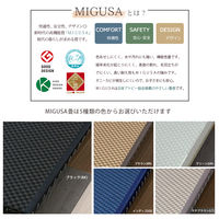 【軒先渡し】友澤木工 MIGUSA ヘッドレス カラー畳ベッド 幅1010×奥行1990×高さ450mm ナチュラル×ブラック 1台（直送品）