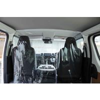 明和グラビア 間仕切り透明シート 車用 128×130cm 391269 1個