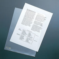 リヒトラブ クリヤーホルダー A4 乳白 F-78EC-1 1セット(30パック)