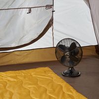 クラシコスタンド扇風機（AC蓄電） 81336704 1台 LOGOS/ロゴス