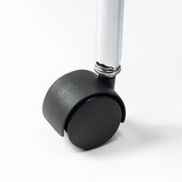 サンワサプライ カウンターチェア ブラック SNC-RD8BK 1脚  足置き用リング・背もたれ付き キャスター・アジャスター両方付き（直送品）