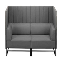 【アウトレット】【軒先渡し】パネルソファ 左肘 幅730mm グレー 285245 1台（直送品）