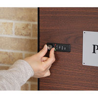 【軒先渡し】ヤマソロ アーブル 木目壁掛けポスト 幅355×奥行150×高さ370mm ブラウン 73-091 1台（直送品）