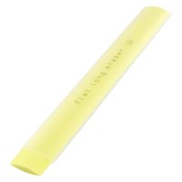 サンスター文具 フラットロングイレイサー 消しゴム　イエロー S4218825 5個（直送品）
