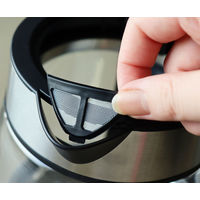 ドリテック ガラスケトル「エルダー」1.0L ブラック PO-161BK 1台