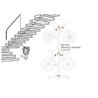 IBERA(イベラ) IBERA IBーST9 アジャスタブルバイシクルハンガースタンド 1個（直送品）