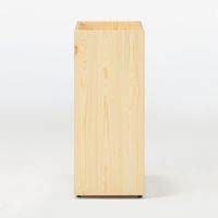 無印良品 パイン材デスクワゴン 幅24×奥行55×高さ57.5cm 良品計画
