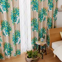 スミノエ デザインライフ セミオーダー カーテン ハンキング 1000×2350mm ベージュ 1セット(2枚入)（直送品）