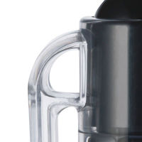 アスクル　ノック式油性ボールペン　通し穴付き　0.7mm　クリア軸　黒インク　10本  オリジナル（わけあり品）