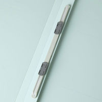 アスクル　フラットファイル　A4タテ　PP製　背幅18mm　5冊　ブルー　水色  オリジナル（わけあり品）