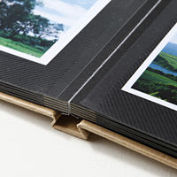 無印良品 ハードカバーアルバム KGサイズ 2段 20ページ ベージュ 1セット（10冊） 良品計画