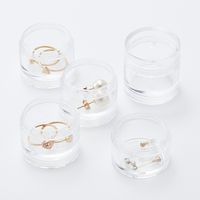 無印良品 アクリル小分けケース 5段 直径3.5×12.1cm 1セット（2個） 良品計画