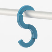 無印良品 トラベルS字フック ブルー 約50×90mm 良品計画