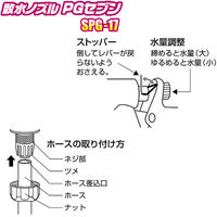 コンヨ 散水ノズル PGセブン 38144 1丁