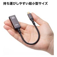 サンワサプライ USB Type C-HDMI変換アダプタ(8K/60Hz/HDR対応) AD-ALCHDR03 1個
