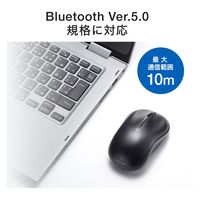 サンワサプライ BluetoothブルーLEDマウス MA-BB312BK 1個（直送品）