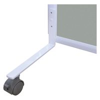 トーカイスクリーン 折りたたみ3連スクリーン 幅1884×奥行476×高さ1803mm 抗菌 グレー SAN-1818 グレー 1台（取寄品）