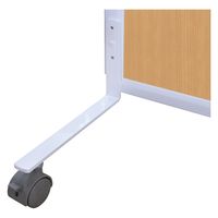 トーカイスクリーン 折りたたみ3連スクリーン 幅1884×奥行476×高さ1803mm 抗菌 ナチュラル SAN-1818 ナチュラル 1台（取寄品）