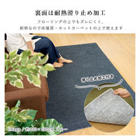 スミノエ プレジー 洗える 防音ラグ 2000×2500mm アイボリー 4549781260013 1枚（直送品）