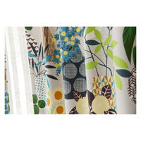 スミノエ デザインライフ ジョイ 遮光カーテン フラワーポット 1000×2000mm グレー 4549781289106 1枚（直送品）