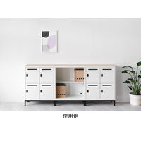 【軒先渡し】エムテックス スチールパーソナルロッカー 専用 天板 幅800mm用 285115 1枚（直送品）