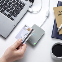 非接触型ICカードリーダーライタ　電子車検証/マイナンバーカード/マイナ免許証/HPKIカード　ADR-MNICU3　サンワサプライ　1個（直送品）