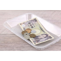 ライオン事務器 コイントレー ユニークトレー 透明 No.80N 29428 1セット(2個)