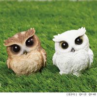 紅石 フクロウ（茶）ＱＹー０１５　1個（直送品）