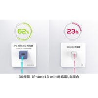 デジフォース D0061CG cube 20W 1A1C チャコールグレー 1個（直送品）