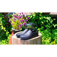 防水シューズ マンダム56 ブラック 25cm 1足 丸五（わけあり品）