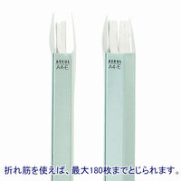 フラットファイル　PPラミネート　A4ヨコ　10冊　ブルー　アスクル  オリジナル（わけあり品）
