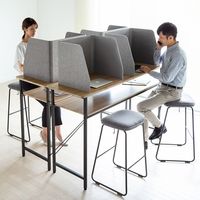 サンワサプライ デスクパーティション 三面タイプ 幅600mm SPT-DPSM060 1個（直送品）