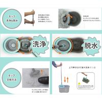 ウィキャン コンパクト回転モップ WJ-8137 1台