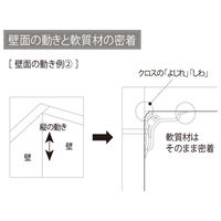 フクビ化学工業 壁入隅カバー 2400mm オフホワイト KCCVW 1ケース(40本入)（直送品）