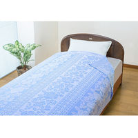 ファミリー・ライフ 日本製 今治産 ジャカード織タオルケット ミューズ a28346 1セット(4色入)（直送品）