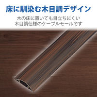 エレコム 床用モール（木目） LD-GA1307/WD 1個