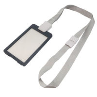 アイ・エス ICカードケース(名刺対応可) ハードケース タテ型 黒 2個 INM-07 1セット(2枚)