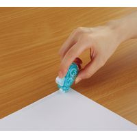 コクヨ テープのり ドットライナープチモア 使いきり 水色 しっかり貼るタイプ タ-D920-06LB 1個