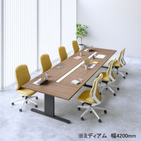 【組立設置込】サンテック クリエイティブワークテーブル2 ミディアム 幅4200×奥行1330×高さ700mm 1台（7梱包）